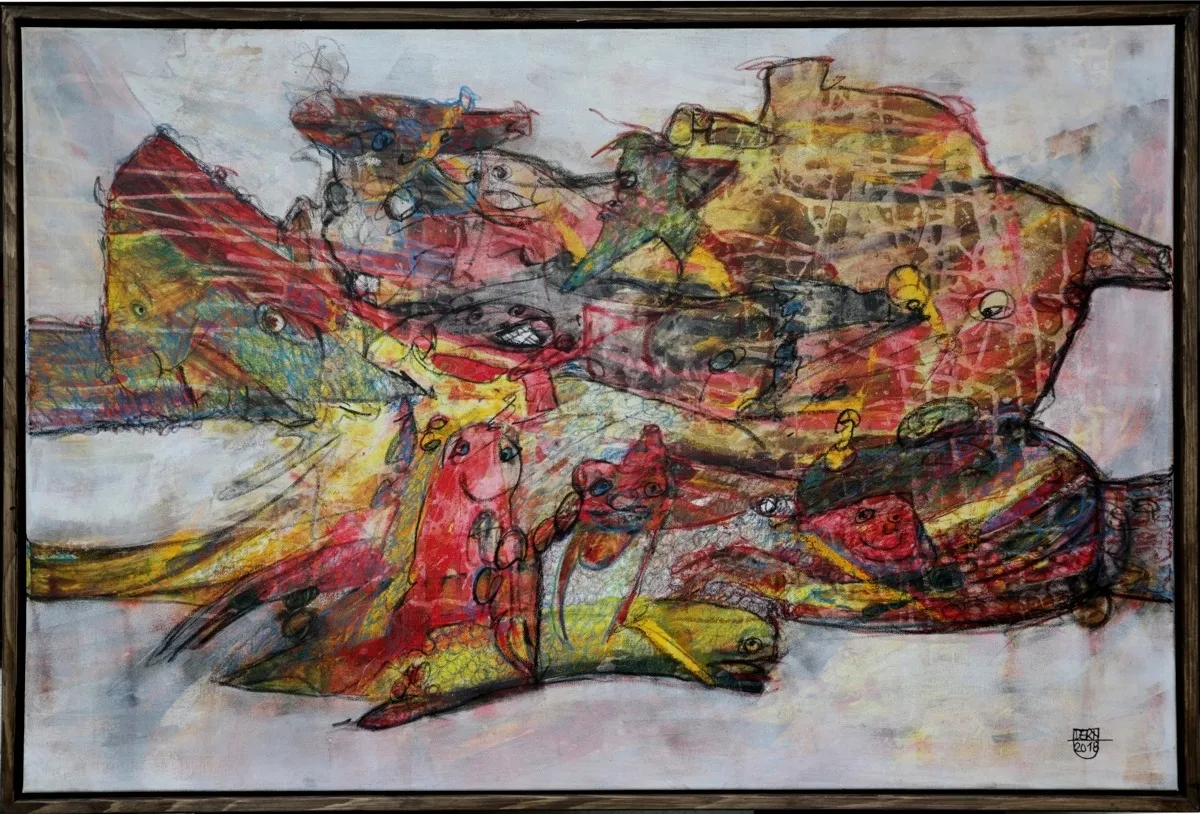 Arbeit von Gottfried Derndorfer: Ohne Titel (Werke 2018–19, Nr. 11)